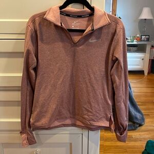 Women’s Nike running dry fit quarter zip top